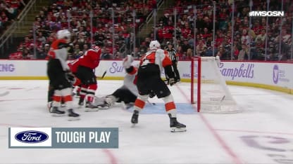 PHI@NJD: Mercer scores goal against Dan Vladar