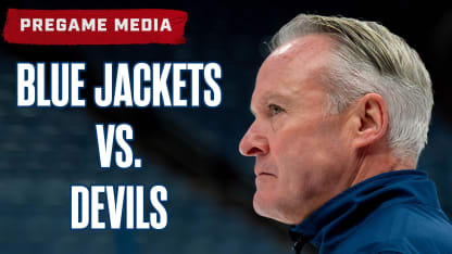 James Malatesta and Head Coach Dean Evason, CBJ vs. NJD | Pregame Media