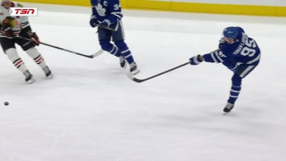 CHI@TOR: Ekman-Larsson scores goal against Spencer Knight