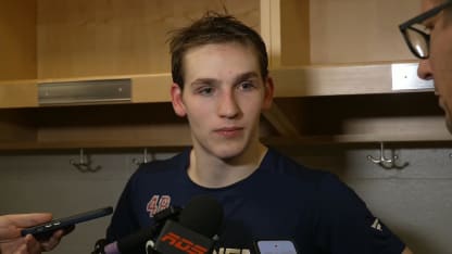 Après-match c. TBL : Hutson