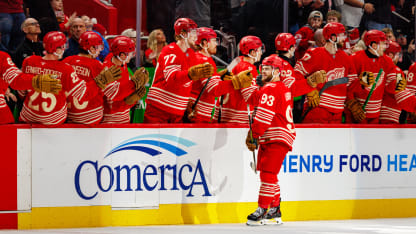 FLA@DET: DeBrincat scores PPG against Sergei Bobrovsky