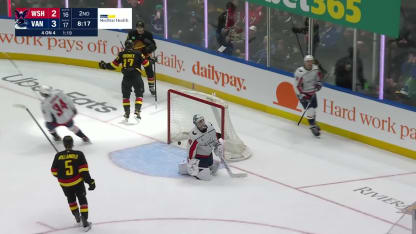 WSH@VAN: Hronek scores goal against Logan Thompson