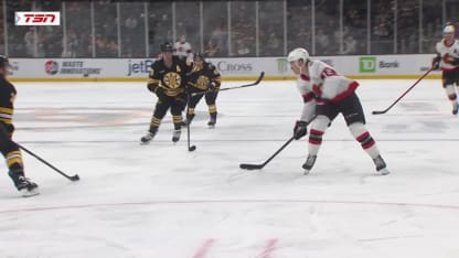 OTT@BOS: Amadio scores goal against Joonas Korpisalo