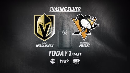 Catch Golden Knights vs. Penguins today on TNT