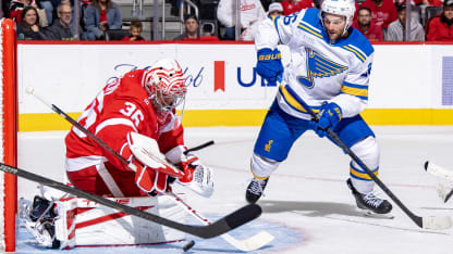 Photos: Red Wings 6, Blues 4 - Oct. 25, 2025