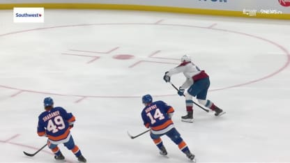COL@NYI: Lehkonen scores goal against Ilya Sorokin
