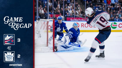 Columbus Blue Jackets Toronto Maple Leafs game recap November 20 2025