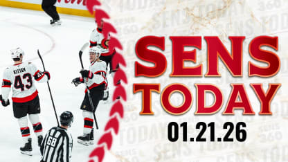 Sens Today: Spence Predicts Kleven’s First Goal of Year