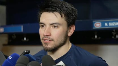 Après-match c. PHI : Suzuki