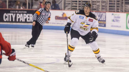 Mason Geertsen prospect Colorado Eagles South Carolina Stingrays Kelly Cup Finals Game 4 championship Zach Bland