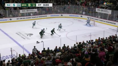 SJS@MIN: Askarov with a great save against Brock Faber