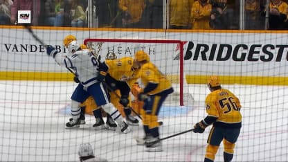 TOR@NSH: Tavares scores goal against Juuse Saros