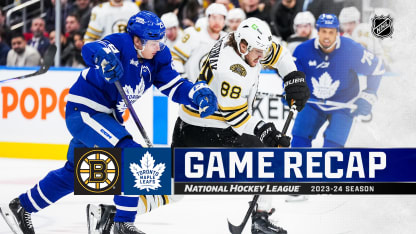 Boston Bruins Toronto Maple Leafs game recap March 4