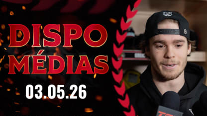 Ridly Greig dispo médias avant le match contre CGY