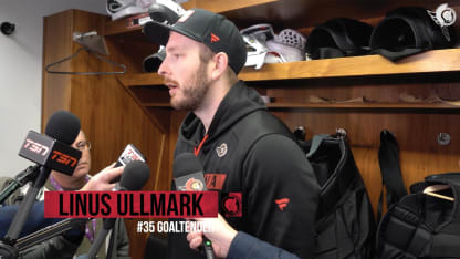 Linus Ullmark Postgame Availability vs BUF