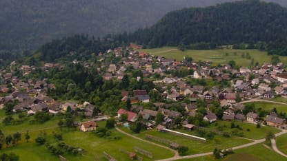 Slovenia Overhead City