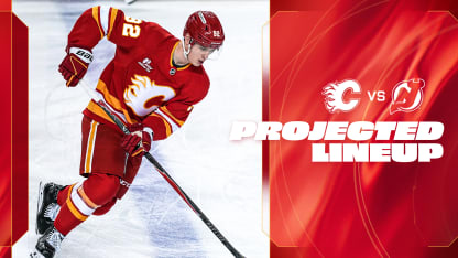 Projected Lineup - Flames vs. Devils - 19.01.26