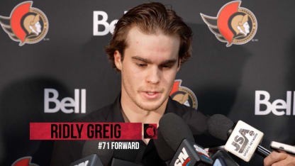 Ridly Greig Postgame Media vs CGY