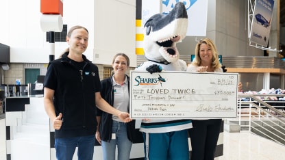 Sharks Foundation and SAP collaborated on a $50,000 grant for Loved Twice