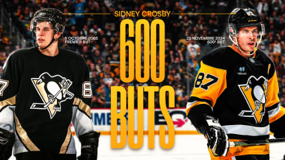 Crosby atteint le plateau des 600 buts en carrière