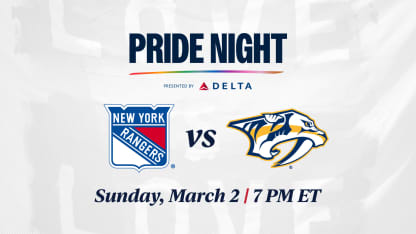 Rangers vs. Predators: Pregame Notes | 03.02.25