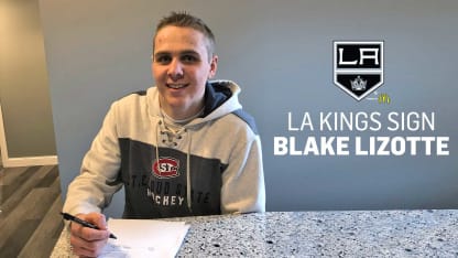Blake-Lizotte-Signs-Entry-Level-Contract-LA-Kings