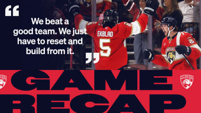 RECAP: Panthers 3, Golden Knights 0