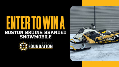 Raffle: Win a custom Boston Bruins branded snowmobile