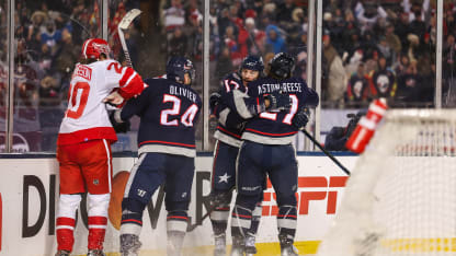 Blue Jackets kaatoi Red Wingsin Ohio Stadiumilla