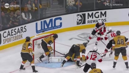 NJD@VGK: Brown marque un but contre Carter Hart