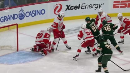 DET@MIN: Zuccarello scores goal against Cam Talbot