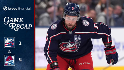 Colorado Avalanche Columbus Blue Jackets game recap October 16 2025