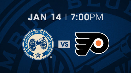 TUESDAY, JANUARY 14 AT 7 PM VS. PHILADELPHIA FLYERS