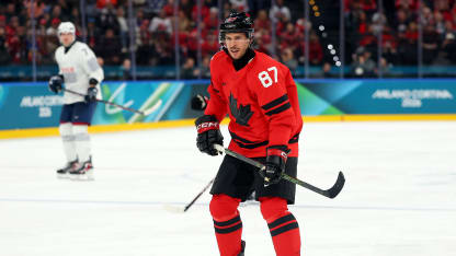 Sidney Crosby à l'entraînement du Canada 