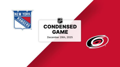 NYR at CAR | Condensed Game