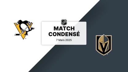 Match condensé : PIT @ VGK 07/03/25