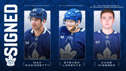 Maple Leafs Sign Three Players