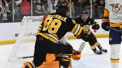 Pastrnak tips in OT winner