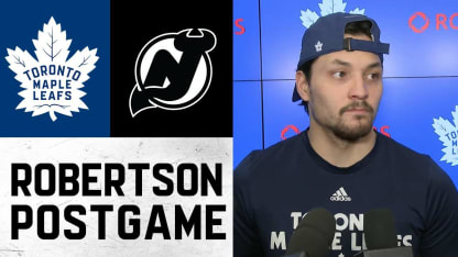 Nicholas Robertson  | Post Game vs New Jersey Devils