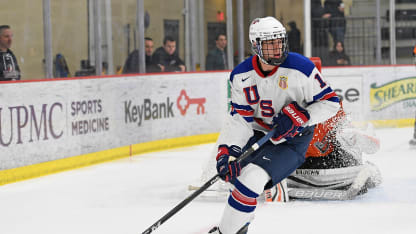 Bode Wilde 2018 NHL Draft prospect USA Hockey NTDP