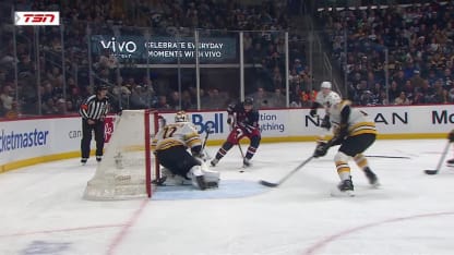 BOS@WPG: Iafallo scores goal against Joonas Korpisalo