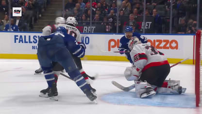 OTT@TOR: Nylander scores goal against Linus Ullmark