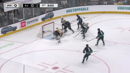 PIT@SJS: Nedeljkovic with a great save against Ben Kindel