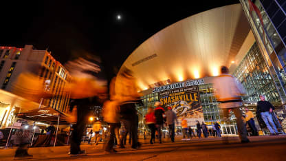 Bridgestone_Arena_exterior_night1