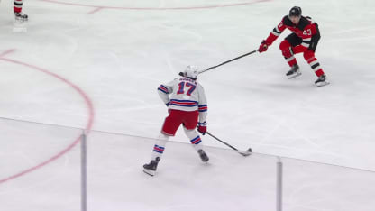 NYR@NJD: Borgen scores goal against Jacob Markstrom
