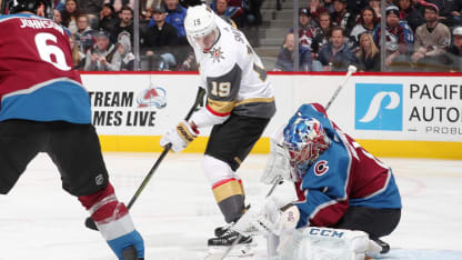 Golden Knights fall to Avs, 3-0
