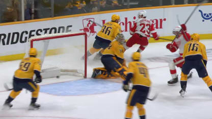 Raymond's 20th goal of season