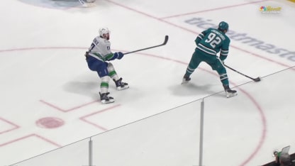 VAN@SJS: Chernyshov scores goal against Kevin Lankinen