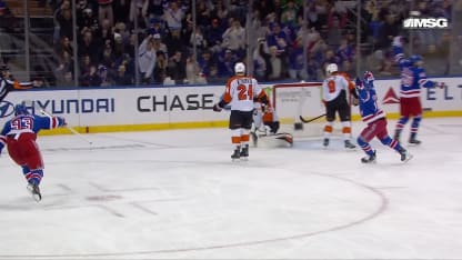 PHI@NYR: Zibanejad scores PPG against Samuel Ersson