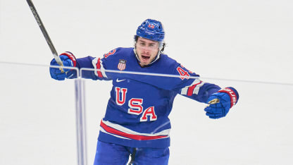 Quinn Hughes talks scoring OT winner for Team USA